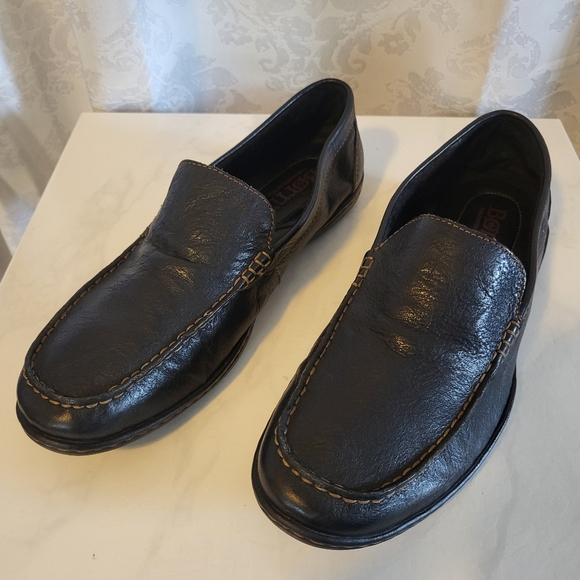 BORN Men's Loafer Driving Leather Shoes, Size 12M, Black, Slip on, Classic Style - Picture 8 of 16